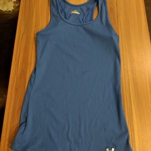 Blue Ribbed Under Armour Tank